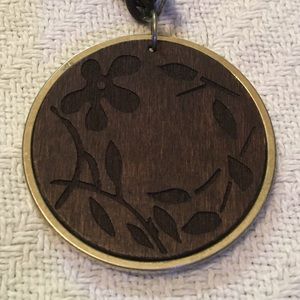Boho Wood And Leather Necklace